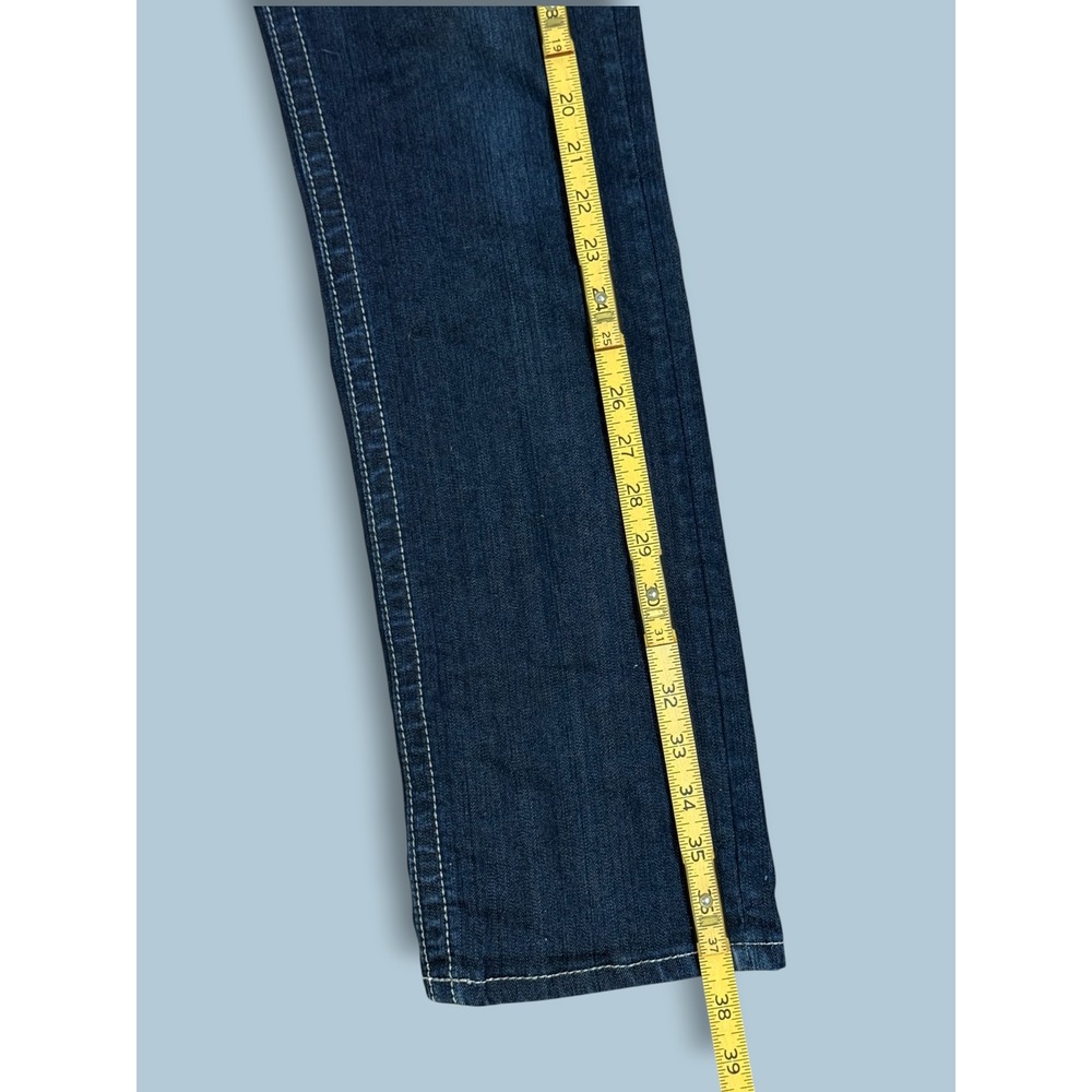 Miss Me Dark Wash Embellished Low rise Cropped Skinny Jeans - JES758Y3 - Size 29 - Picture 3 of 14
